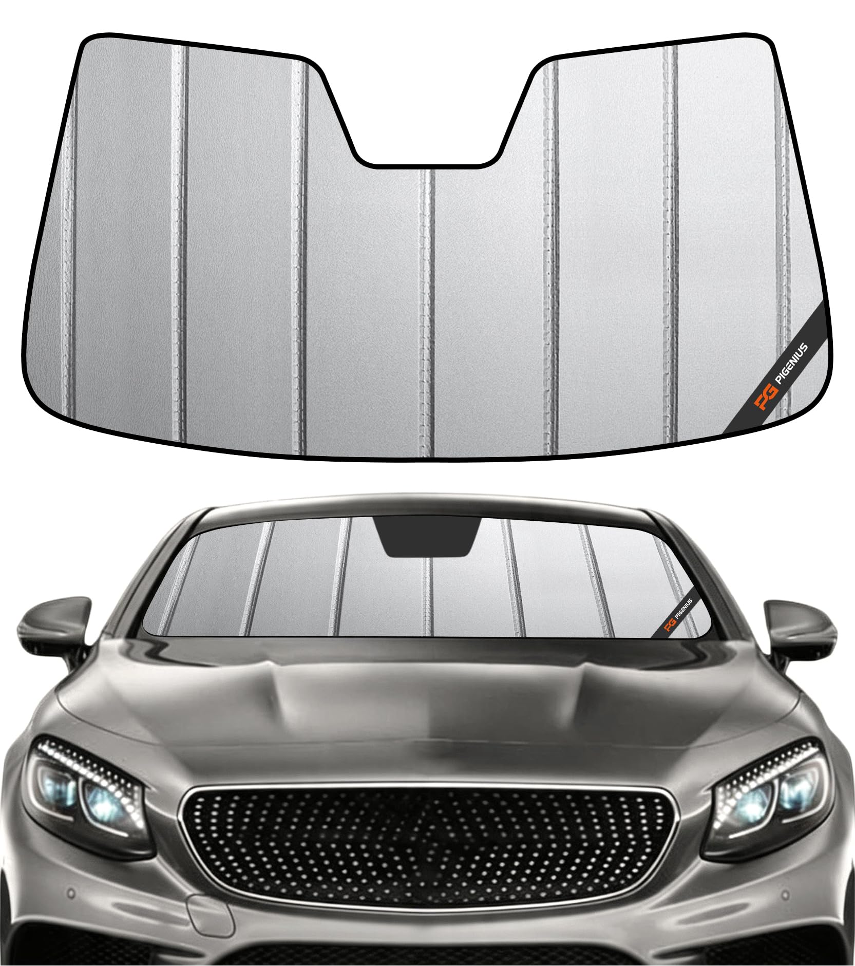 Mercedes-Benz サンシェード Amazon.com: Pigenius Windshield Sunshade for Mercedes-Benz S-Class